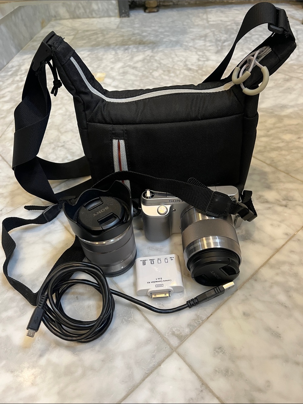 Sony Alpha NEX-F3 Mirrorless Digital Camera Bundle
